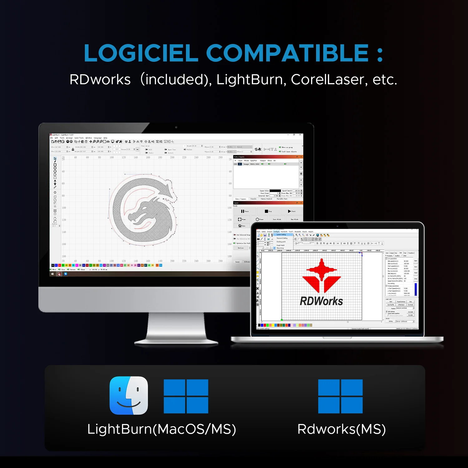 100W Graveur et découpeur laser CO2 avec 700X500mm Zone de Travail, Autofocus |  Pronto-35X - Image 13