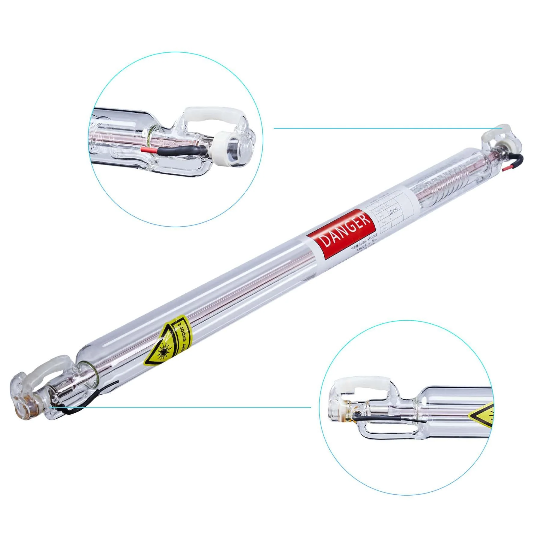 50W Tube Laser CO2 pour Machine de Gravure et de Découpe Laser - Image 5