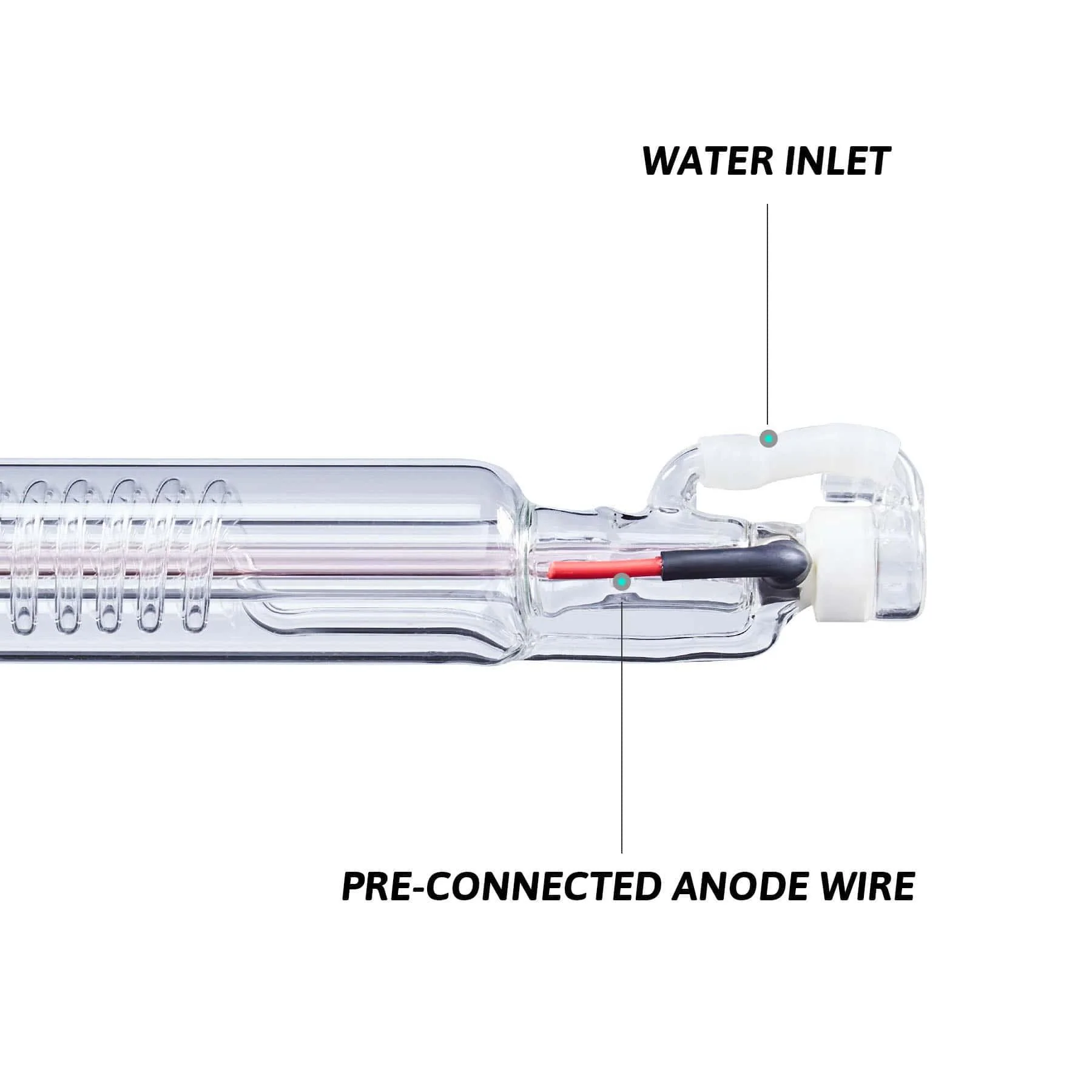 60W Tube Laser CO2 pour Machine de Gravure et de Découpe Laser - Image 7