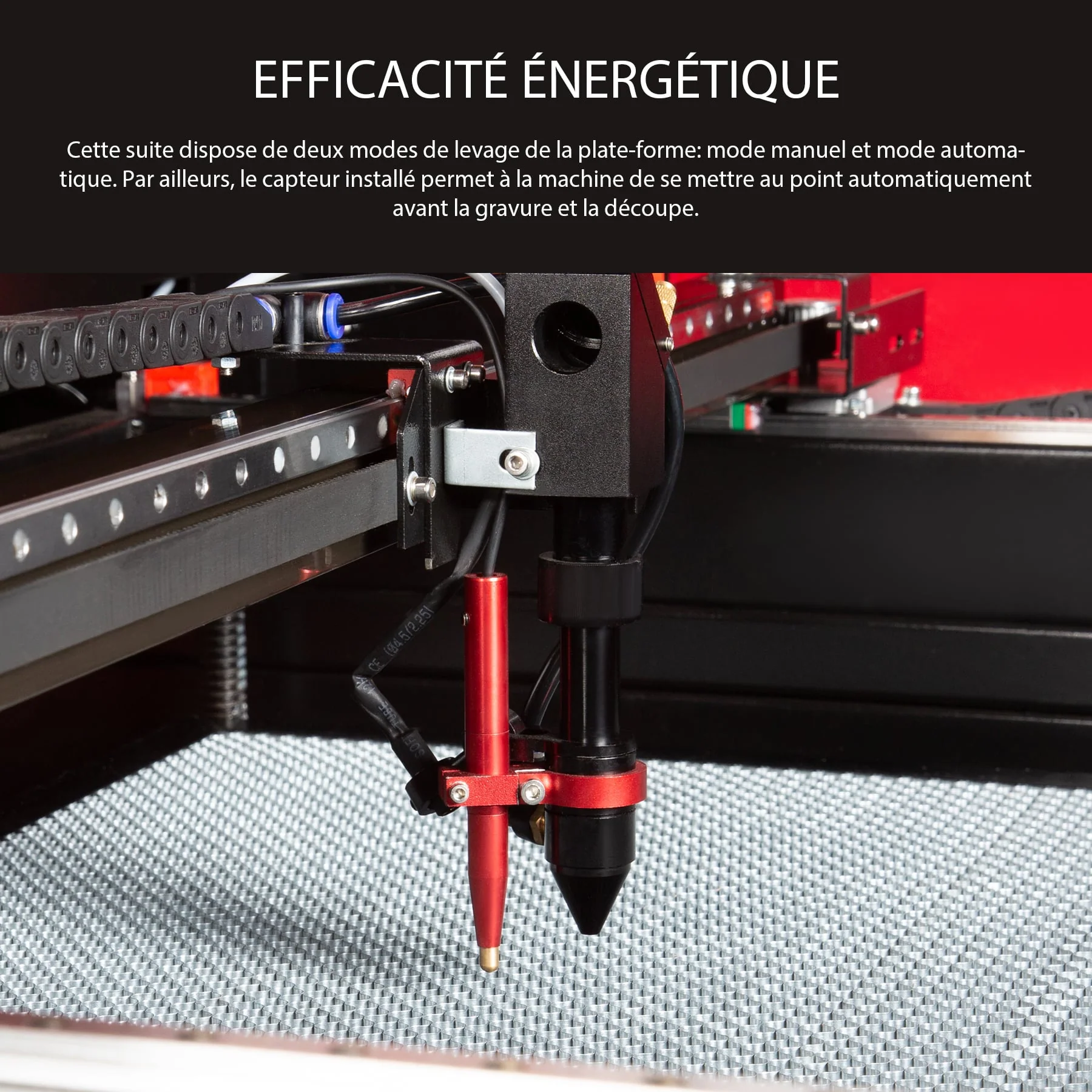 Kit de Capteurs Autofocus avec Moteur Z-AXIS pour Graveurs Laser - Image 4