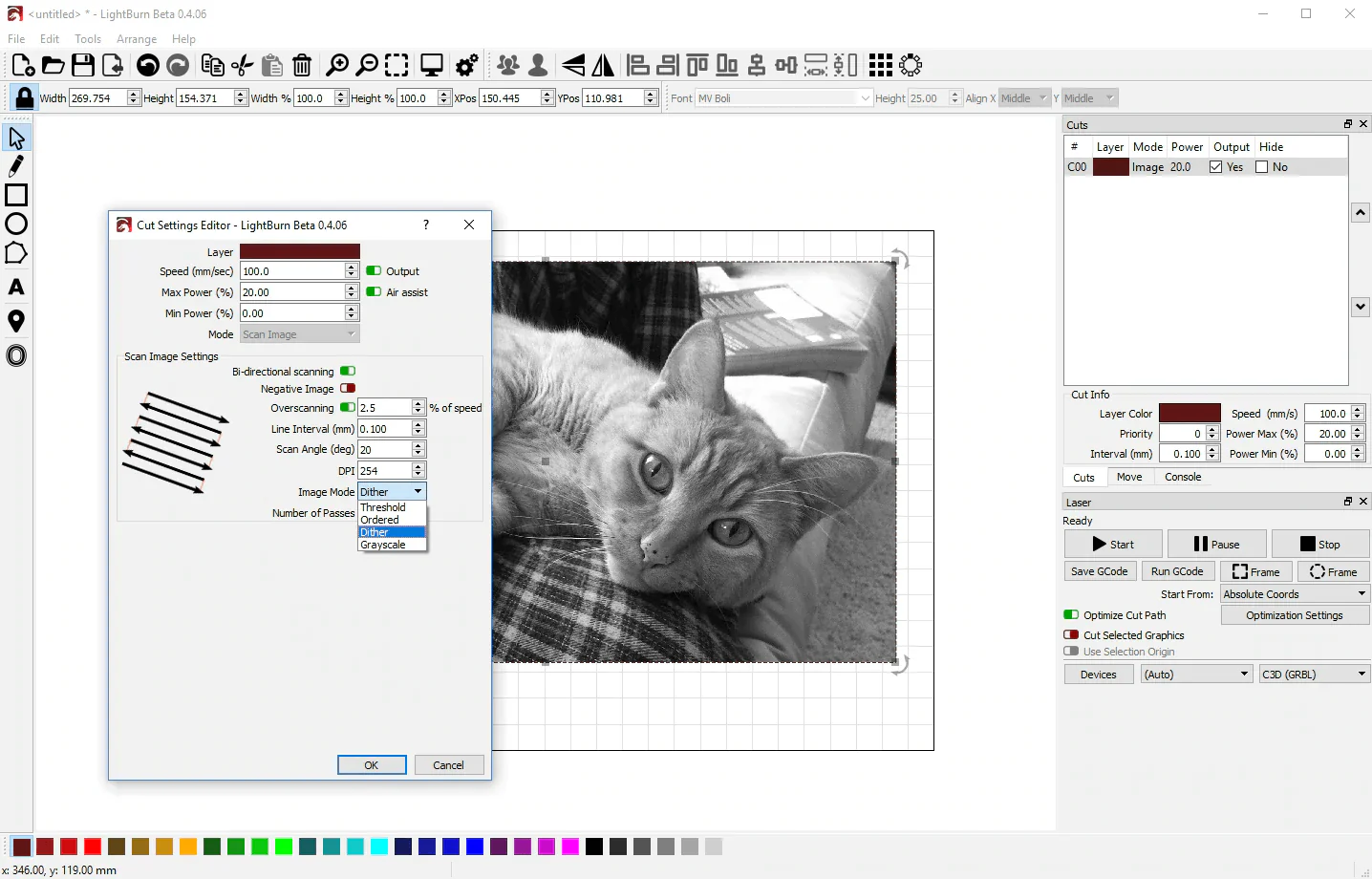 Logiciel LightBurn pour découpeuse laser K40+ | LightBurn - Image 5