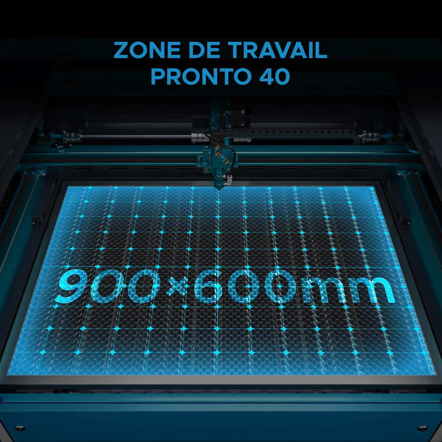 90W Graveur et découpeur laser CO2 avec 600x900mm Zone de Travail, Autofocus |  Pronto-40 - Image 9
