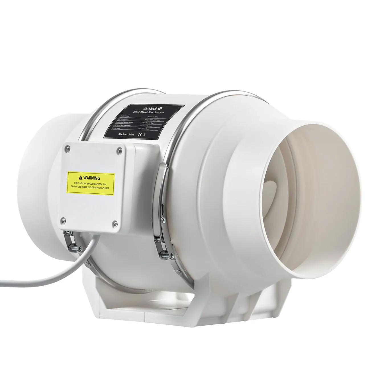 Ventilateur d'extraction industriel et ventilateur de conduit pour découpeur laser | LAP-0400 - Image 4