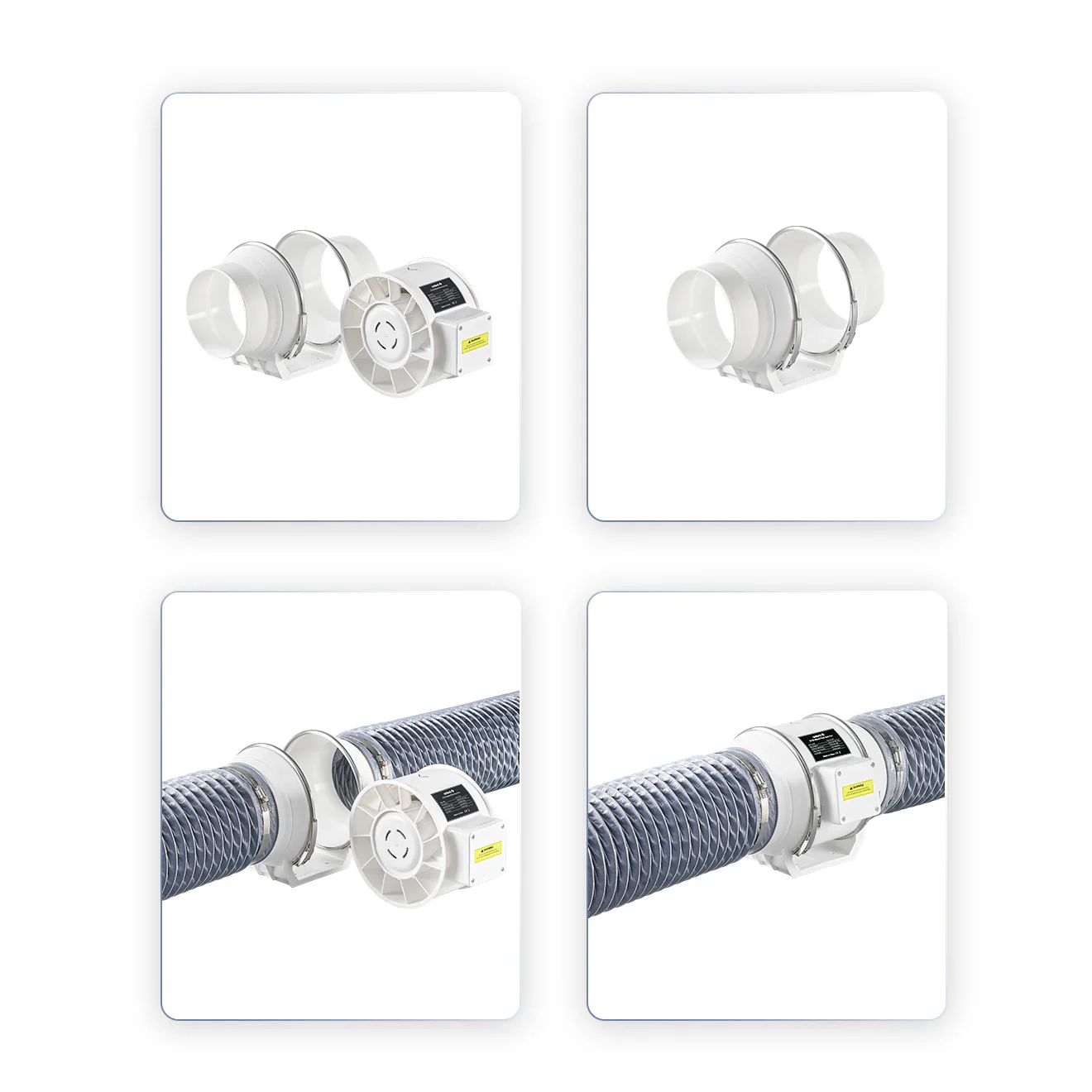 Ventilateur d'extraction industriel et ventilateur de conduit pour découpeur laser | LAP-0400 - Image 8